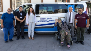 Engelli vatandaşların yüzünü güldüren destek