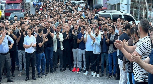  GMİS bağlı işçiler Zonguldak ve Bartın'da 8 farklıdır işyerinde eylem