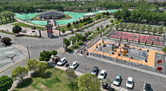 Gölet içerisini araç trafiğine kapatıldı