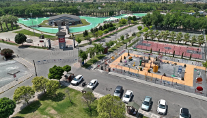 Gölet içerisini araç trafiğine kapatıldı