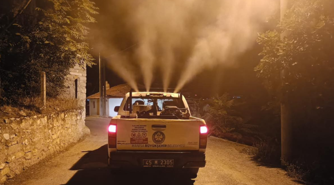 Gölmarmara haşereye karşı düzenli ilaçlanıyor