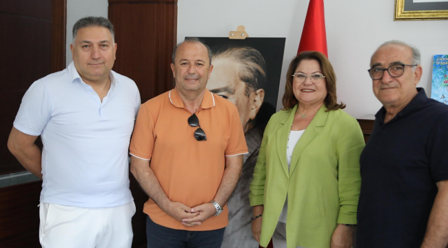 Gürtunca başkan Hatice Gençay'ı ziyaret etti