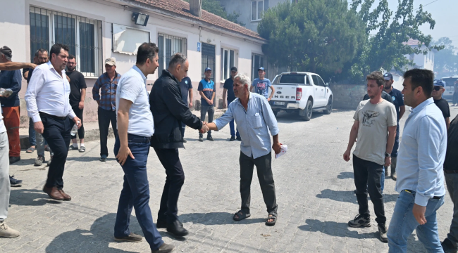 Havadan ve karadan orman yangınlarını söndürme sürüyor