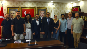 İl Başkanı Turgut MAGİAD yönetimini makamında ağırladı