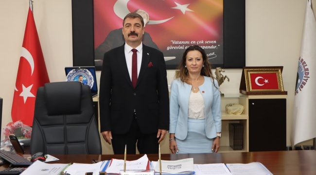 İlbaşkanı Özalper başkan Dönmez'i ziyaret etti