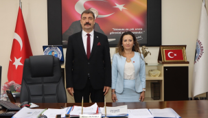 İlbaşkanı Özalper başkan Dönmez'i ziyaret etti