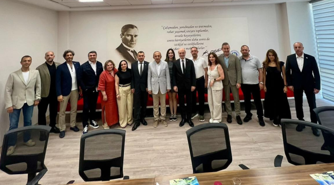 LojiDer yönetimi TSO başkanı Yılmaz'ı ziyaret etti