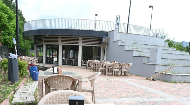 Masal ormanı parkı'nda kafeterya ve büfe yeniden hizmete açıldı