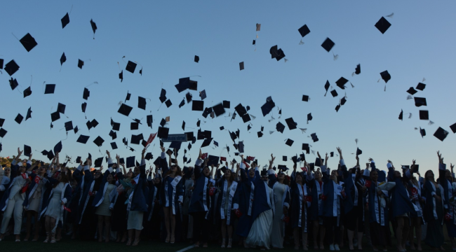 Demirci'de muhteşem mezuniyet töreni