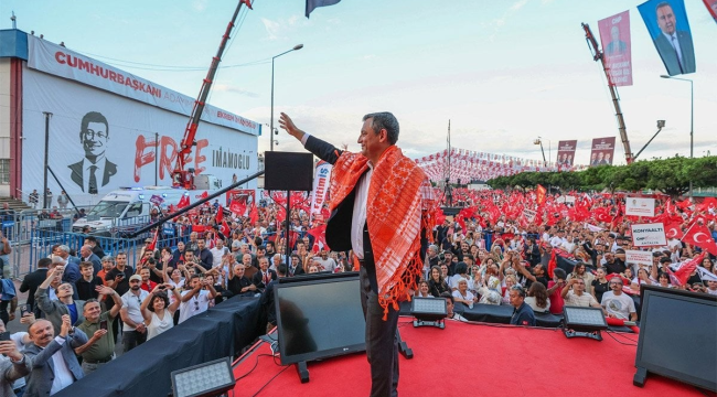 Özel, Erdoğan'ı hedef aldı: seni indireceğiz, Ekrem Başkanı o makama getireceğiz