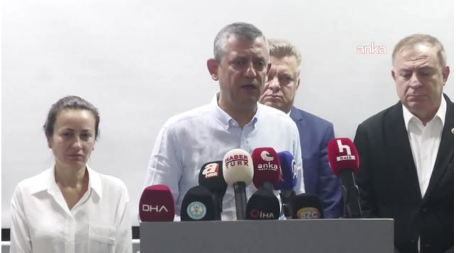 Özgür Özel"bu zor günler hep birlikte atlatacağız"