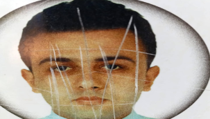 Salihli'de şehidin fotoğrafı,Türk bayrağı tahrip edildi