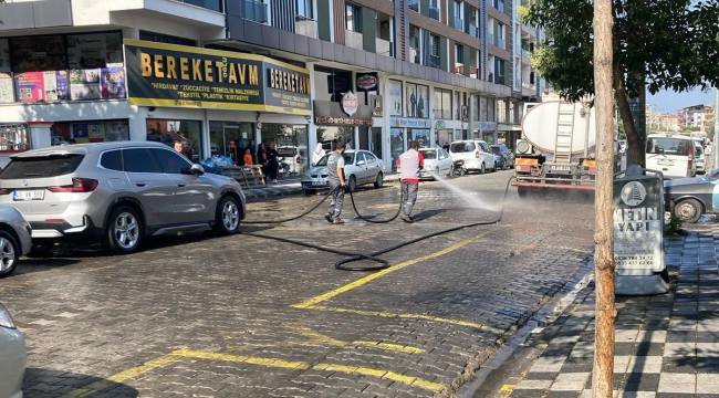 Soma'nın her köşesi 7/24 saat temizleniyor