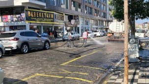 Soma'nın her köşesi 7/24 saat temizleniyor