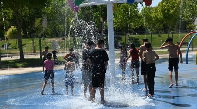  Su parkı hizmete açıldı