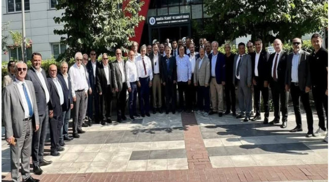 Toplantıya13 oda ve borsa başkanları ve iş adamları katıldı