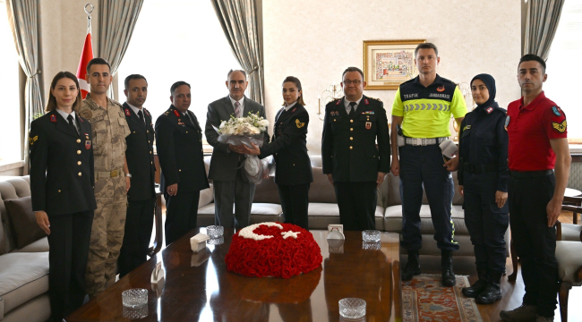 Vali Özkan Jandarma teşkilatının 186. yılını kutladı
