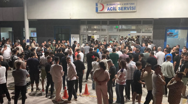 Vatandaşlar hastaneye koştu