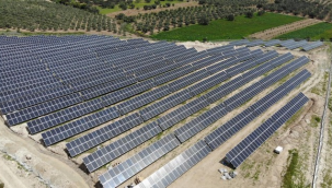 45 milyon TL'lik Ahmetli GES projesinin kurulumu sürüyor