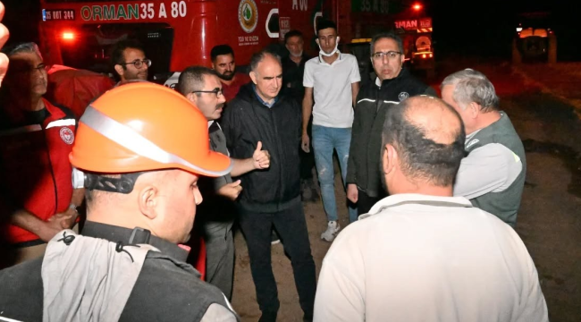 Akhisar,Ahmetli ve Kula yangınları sürüyor