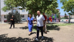 Başkan Akın park ve bahçeleri denetledi