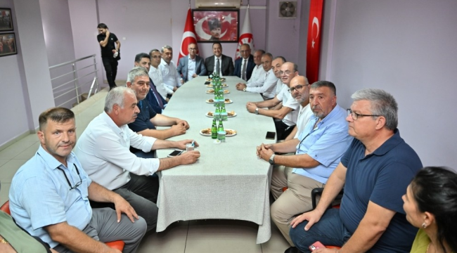 Başkan Dutlulu esnaf odalarının temsilcileriyle buluştu