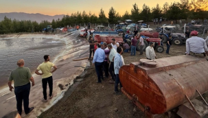 Başkan Dutlulu Saruhanlı'da söndürülen orman alanını inceledi