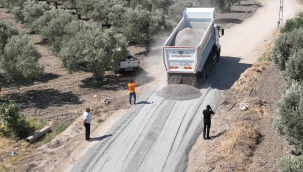 Başkan Dutlulu söz verdi yolu başkan Kayserili yapıyor