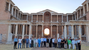 Başkan Turgut Sart antik kentini ziyaret etti