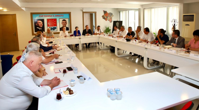 CHP ilçe başkanları toplantısı yapıldı