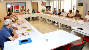 CHP ilçe başkanları toplantısı yapıldı:sıkıntılar var
