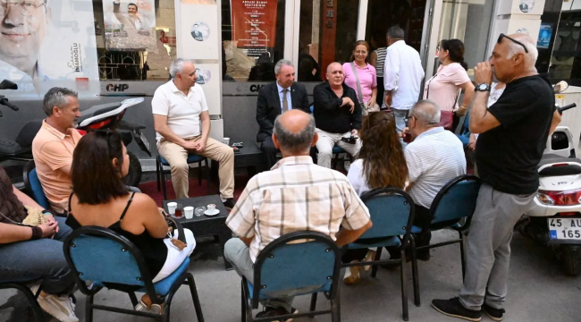 CHP ilçe başkanlığına ziyaret