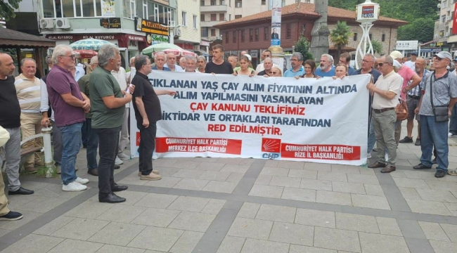 CHP Rize'den Erdoğan'a seslendi