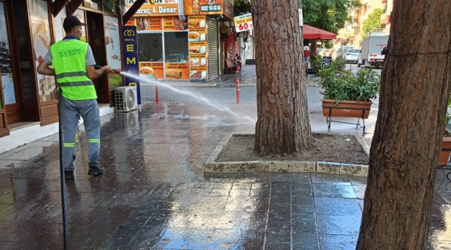 Daha temiz bir Salihli için temizlik ekipleri 7/24 saat iş başında