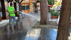 Daha temiz bir Salihli için temizlik ekipleri 7/24 saat iş başında