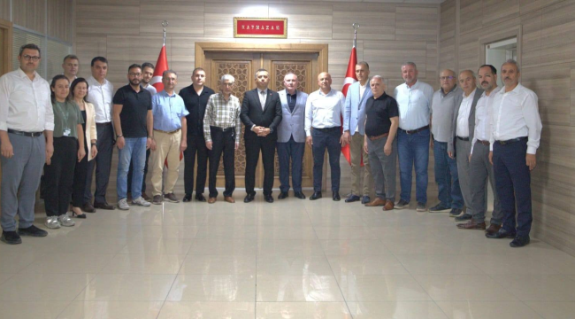 Demirci TSO yöntiminden kaymakama hoş geldin ziyareti