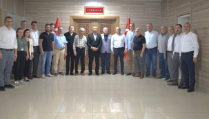 Demirci TSO yöntiminden kaymakama hoş geldin ziyareti