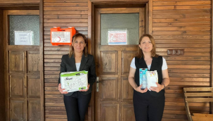 Gördes belediyesi engelsiz kafede bebek bakım odası kurdu