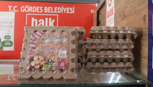 Gördes'de halk yumurta satışları yeniden başladı