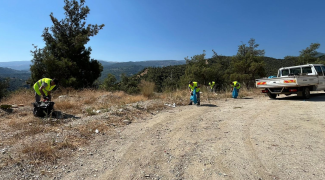 Kurşunlu'da yangın tehdidine karşı temizlik seferberliği