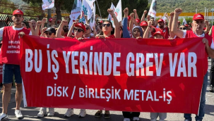 Manisa'da Accell bisiklet işçileri greve çıktı!