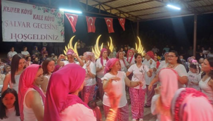 Manisa'nın tarihi mahallesi şalvar gecesiyle şenlendi 