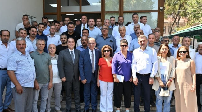 Muhtarlardan başkan Dutlulu'yu talep ve öneri yağmuruna tuttu