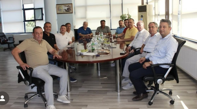 MUTSO yönetimi Alaşehir Ticaret borsasina ziyaret etti