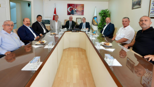 Oda başkanlarıyla bir araya gelen başkan Dutlulu,'ziyaret oldukça verimli geçti'