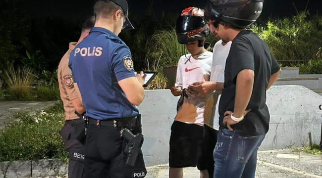 Ortak denetimde 6 araç trafikten men edildi