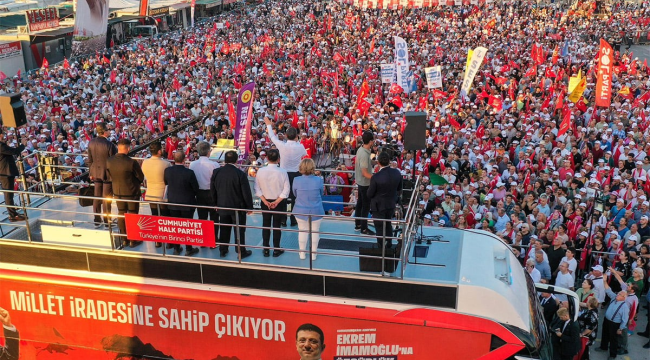 Özgür Özel:''bu kirli düzene boyun eğmiyeceğiz''