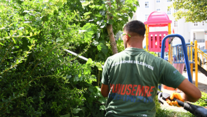 Parklarda bakım onarım çalışmaları sürüyor