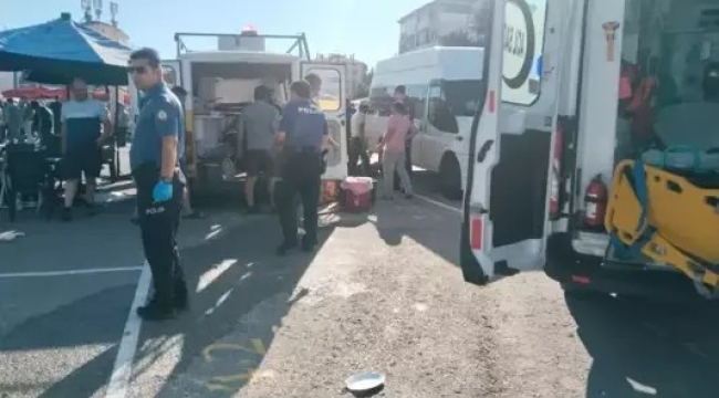 Pazar yerine silahlı saldırı! rastgele ateş açtılar 1'i ağır 8 kişi yaralandı
