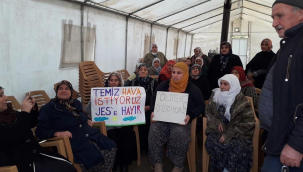 Salihli'de JES direnişi başladı